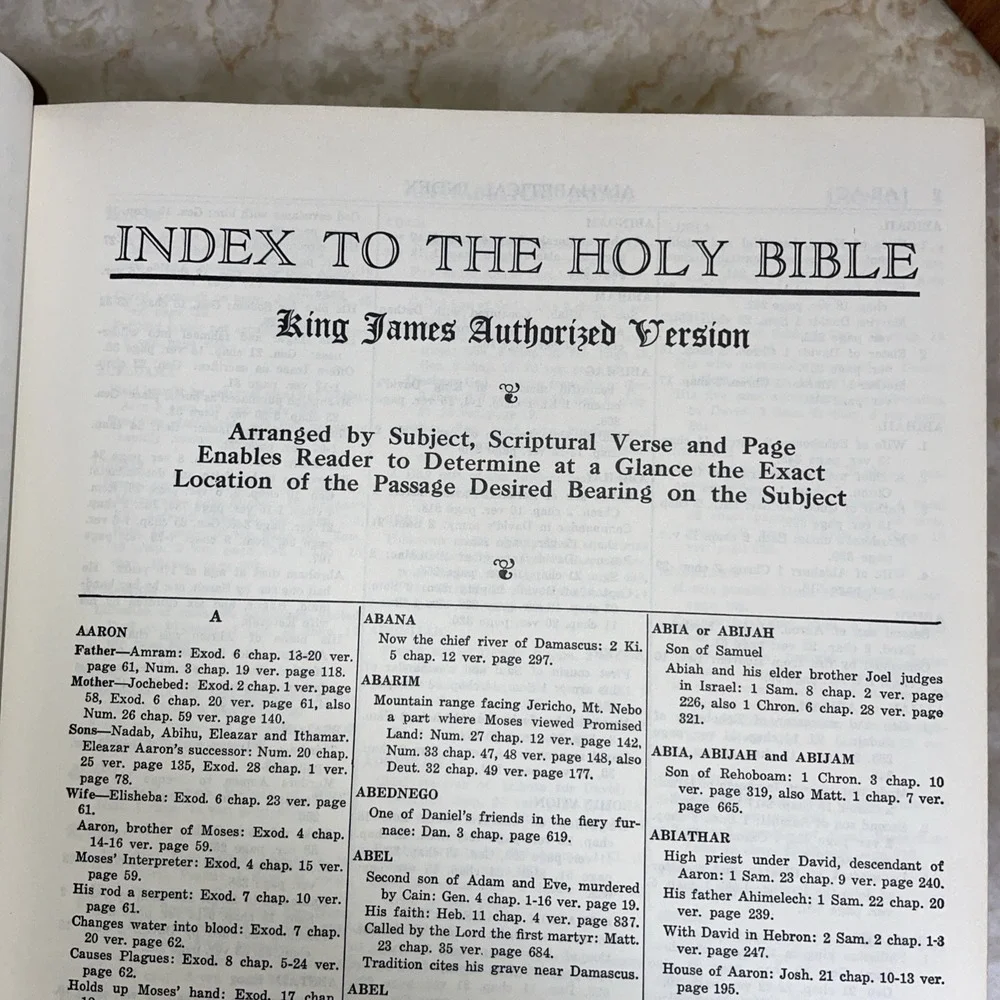 Holy Bible KJV Family Altar Edition Crusade Bible Publisher White Padded Leather